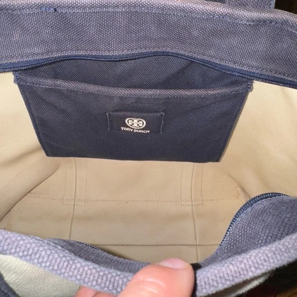 Tory Burch Tropical Canvas Tote Bag - Picture 7 of 9